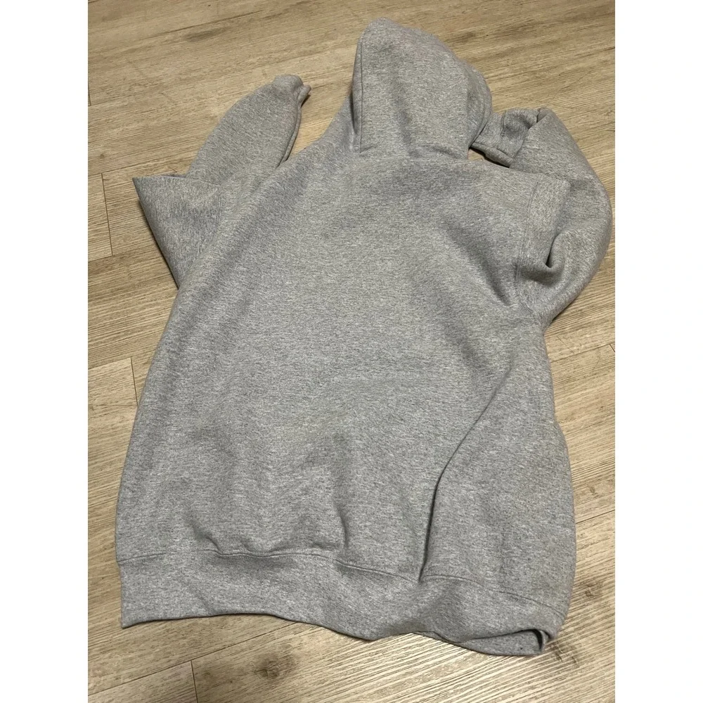 Boston Latin School BLS Hoodie‎ Mens Large Gray Purple Pullover High School BPD